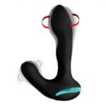 Estimulador prostático vibrador rotativo recargable de silicona premium Maverick