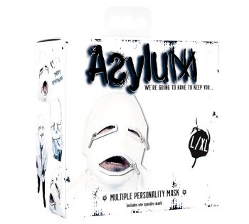 mascara bdsm blanca caja