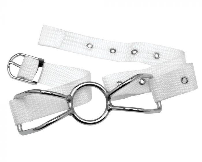 Asylum-Patient-Mouth-Restraint-with-Metal-Bit-F1-Mordaza de boca abierta Mordaza de boca abierta detalle