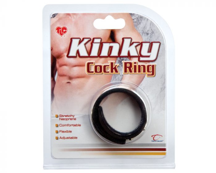 TLC-Kinky-Cock-Ring-Neoprene-F2-anillo ajustable . anillo ajustable para pene TLC.