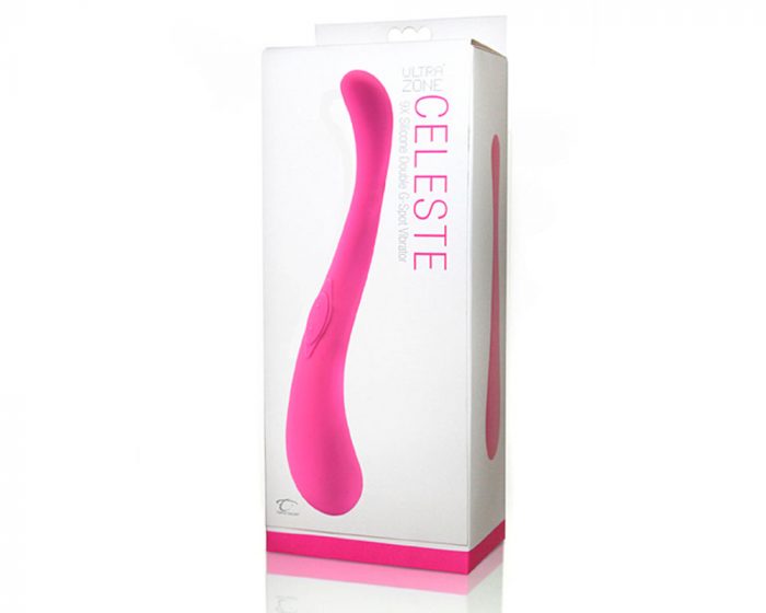 Vibrador doble recargable ultrazone empaque.