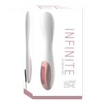 Vibrador liso recargable infinite ultrazone empaque.