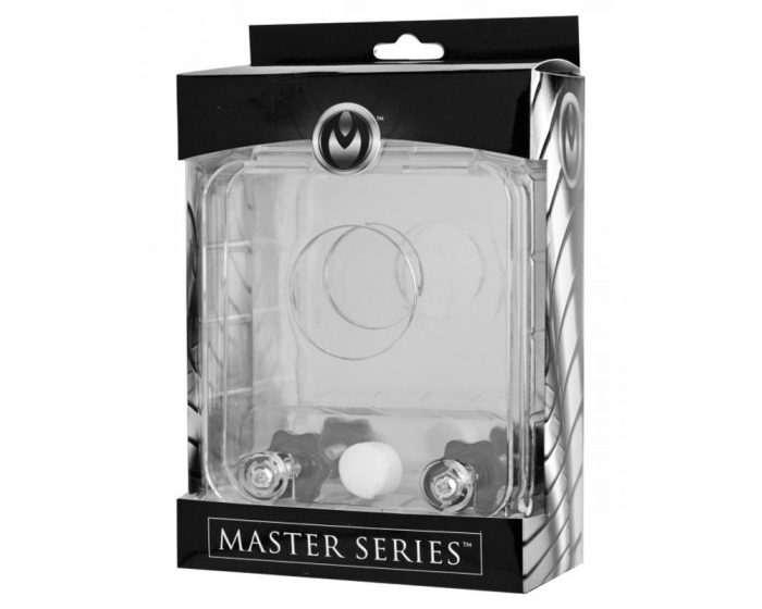 Master-Series-mo106-Cock-and-Ball-Crusher-F2-Prensa BDSM para testiculos Empaque Prensa BDSM para testiculos