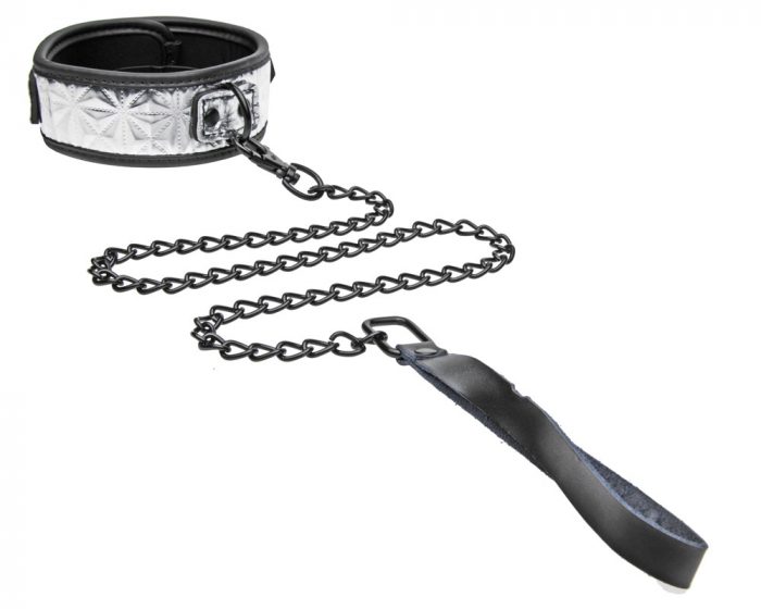 Collar bondage con correa 2