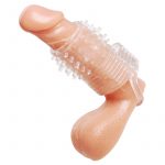 Funda pene texturada y vibración