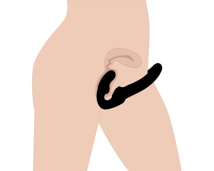 Strap-U-ae169-Revolver-Strapless-Strap-On-G-Spot-Dildo-F5-Dildo strapless punto G Modelo Dildo strapless punto G