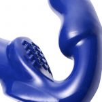Detalle vibrador strapless prótesis tipo arnés sin correas