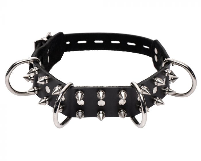 Strict-Leather-aa640-Strict-Leather-Spiked-Dog-Collar-F1-Collar cuero puas Collar cuero puas