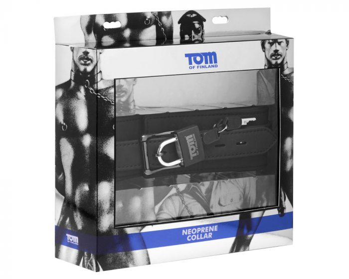 Tom-of-Finland-tf2774-Neoprene-Collar-w-Lock-F2-Collar con candado Collar con candado empaque