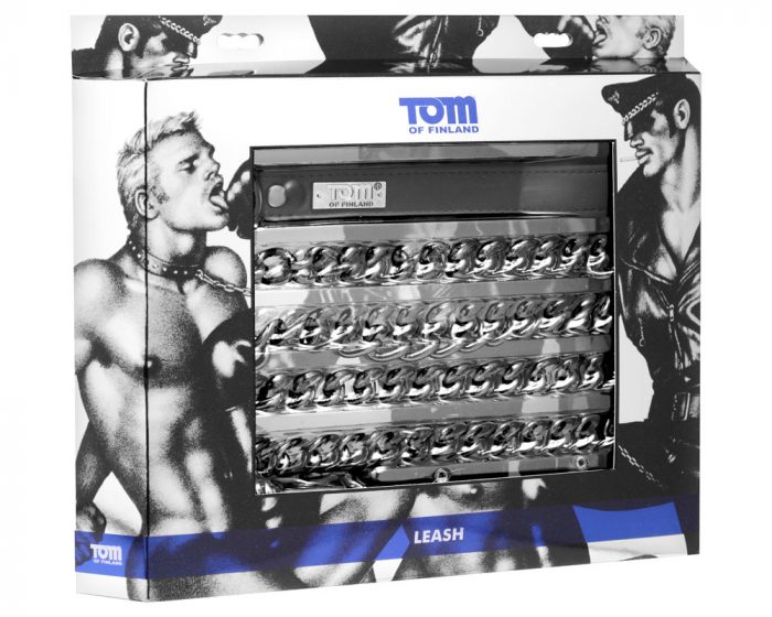 Tom-of-Finland-tf2775-Gun-Metal-Leash-F2-Cadena metal Bondage Cadena metal Bondage pkg