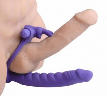 anillo doble penetracion con vibrador Frisky F2.