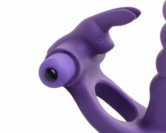 frisky-double-delight-dual-penetration-vibrating-rabbit-cock-ring-ad625-f3-anillo doble penetracion con vibrador. anillo doble penetracion con vibrador Frisky F3.
