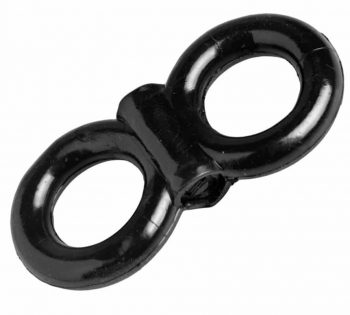 Anillo vibrador doble negro Trinity Vibes F1.