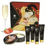 Shunga Kit erotico Secretos de Geisha Frutillas y Champaña.