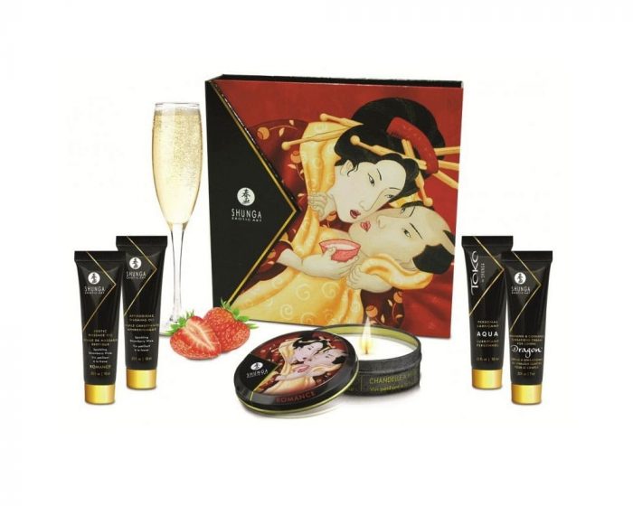 Shunga-kit-erotico-Secretos-de-geisha-frutillas-F3 Kit erotico Secretos de Geisha Frutillas y Champaña Angulo Shunga.