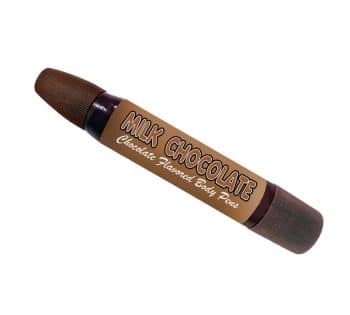 Lápiz relleno de chocolate para pintar cuerpo