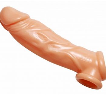 Funda para pene y extensor con sujetador en testículos Size Matters