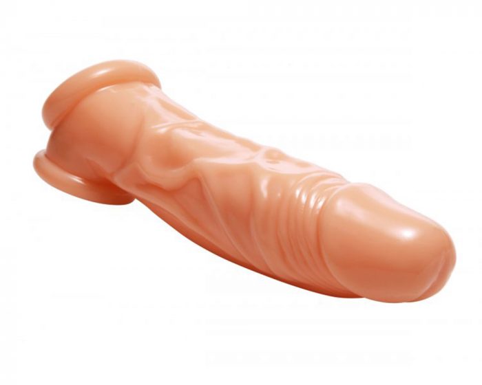 Funda para pene y extensor con sujetador en testículos Size Matters