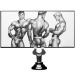 Postal ilustrada homo-erótica Tom of Finland