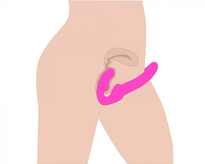 Postura Strapless silicona recargable