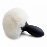 Plug anal con colita de conejo blanco Tailz