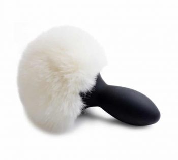 Plug anal con colita de conejo blanco Tailz