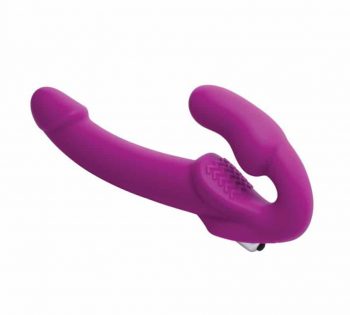 Dildo strapless silicona con bala vibradora