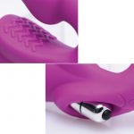 Detalles dildo strapless silicona con bala vibradora