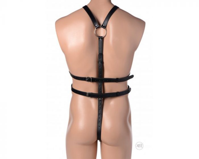 Arnés corporal masculino de cuerina Strict Arnés corporal masculino de cuerina Strict