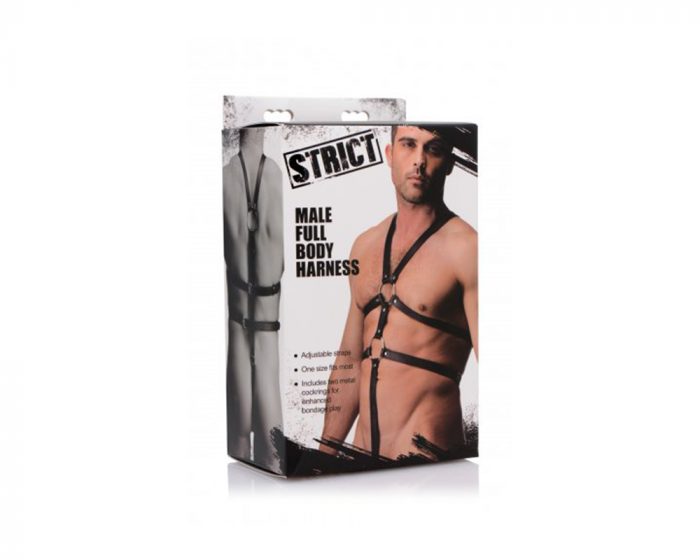 Empaque arnés corporal masculino de cuerina Strict Empaque arnés corporal masculino de cuerina Strict