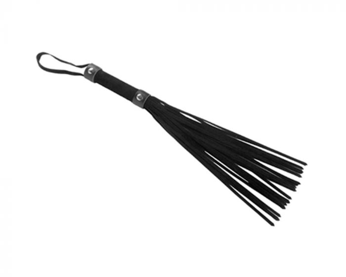 AD265-Black-Frisky-Short-Suede-Flogger-Fg2