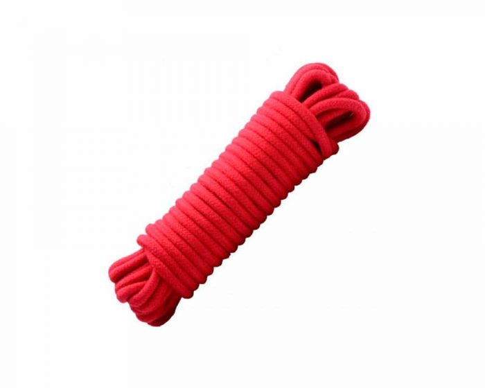Cuerda para Bondage de algodón color rojo Cuerda para Bondage de algodón color rojo