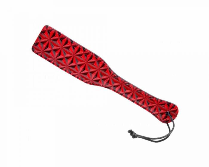 AE146-Master-Series-Crimson-Tied-Steel-Enforced--Spanking-Paddle-Fg2