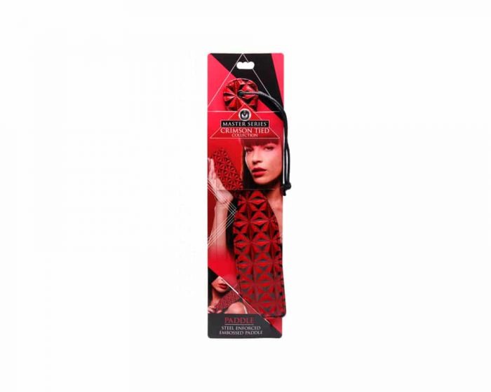 AE146-Master-Series-Crimson-Tied-Steel-Enforced--Spanking-Paddle-Fg4
