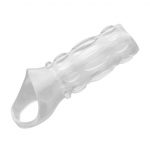 Funda texturizada para pene trasparente