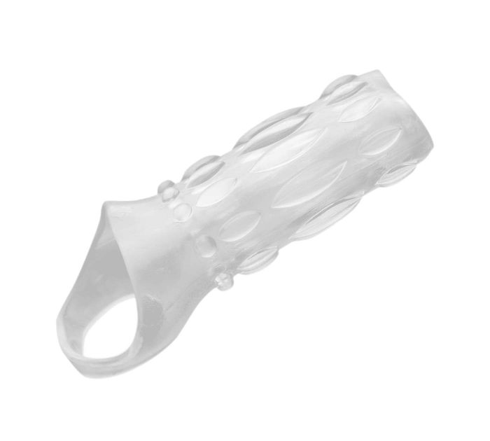 Funda texturizada para pene trasparente