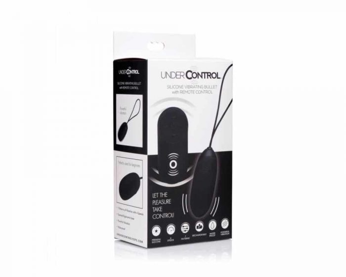 Empaque bala vibradora de silicona con control remoto Under Control
