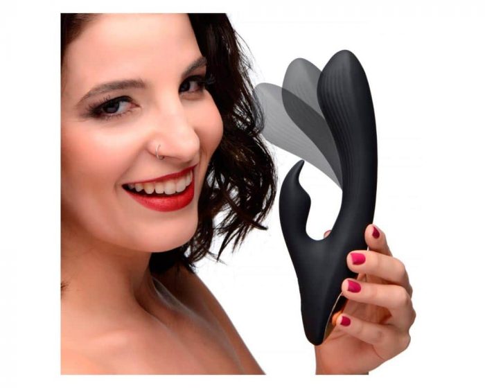 Conejo vibrador de silicona flexible 7X Woder Vibes