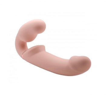 Dildo strapless punto G inflable con control remoto