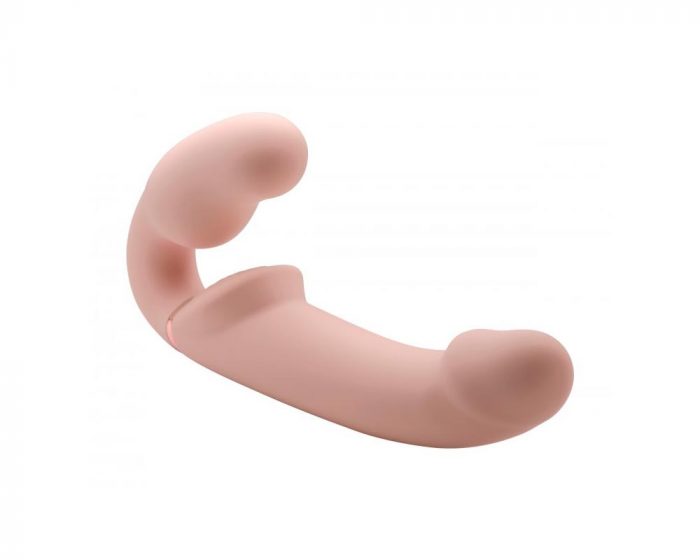 Dildo strapless punto G inflable con control remoto