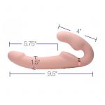Medidas dildo strapless punto G inflable con control remoto