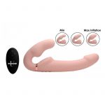 Dildo strapless punto G inflable con control remoto