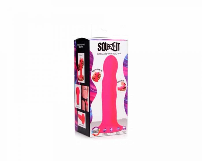 Empaque dildo apretable con ventosa