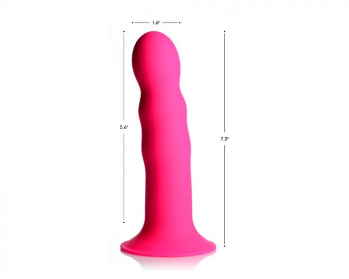 Dildo apretable con ventosa
