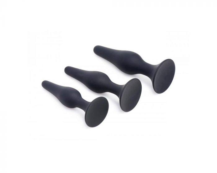 Set de plugs anal de silicona para entrenamiento