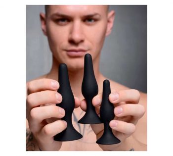 Set de plugs anal de silicona para entrenamiento