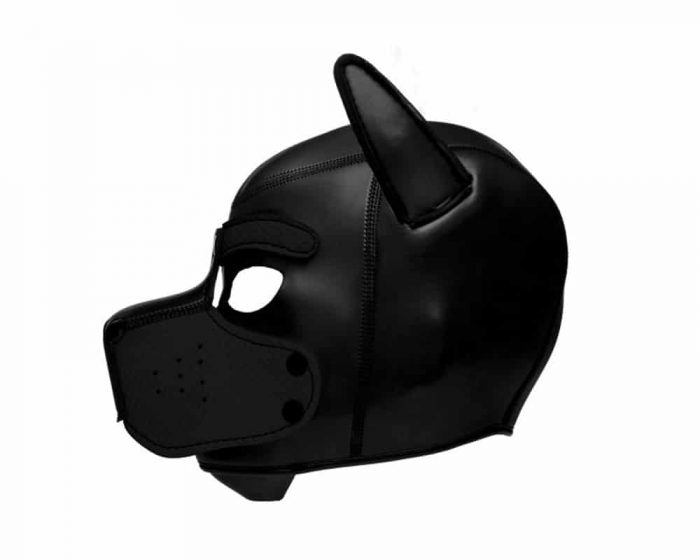 Máscara de perro de neopreno desmontable