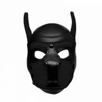 Máscara de perro de neopreno desmontable