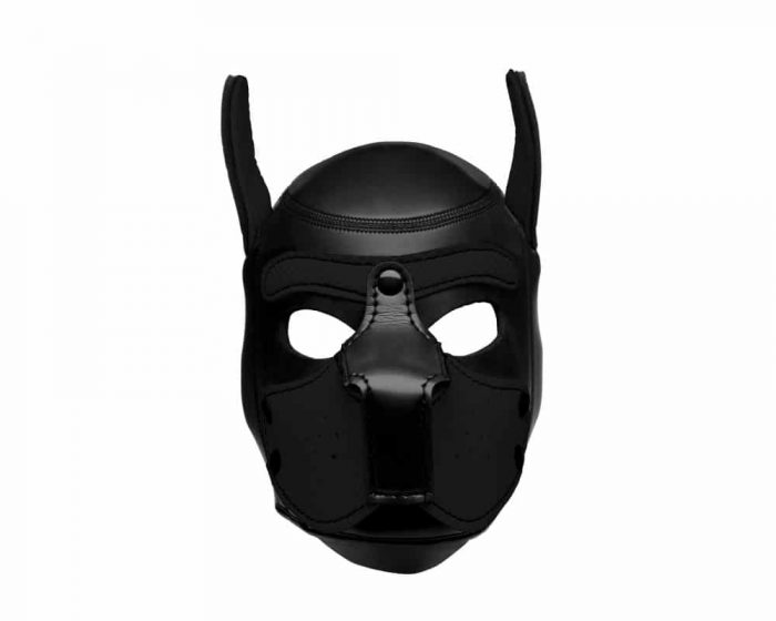 Máscara de perro de neopreno desmontable