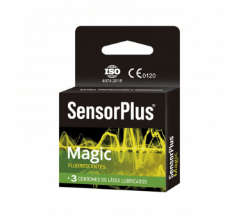 Preservativo fluorescente Magic Sensor Plus
